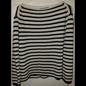 Vince striped cotton pull over